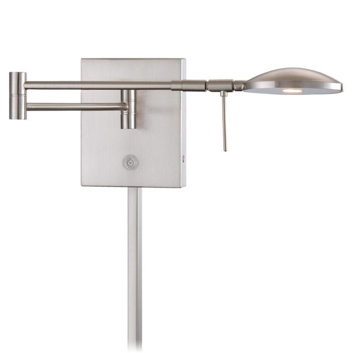 George's Reading Room Oval Swing-Armed Sconce w/ Metal Shade
