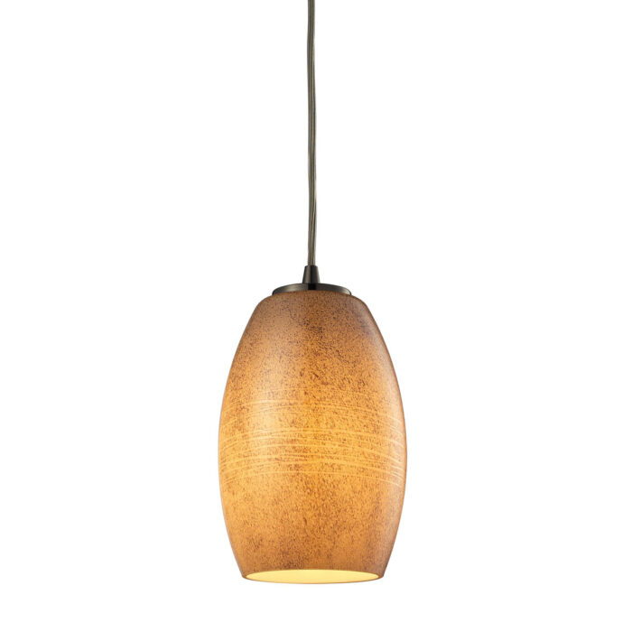 Andover Textured Beige Mini Pendant