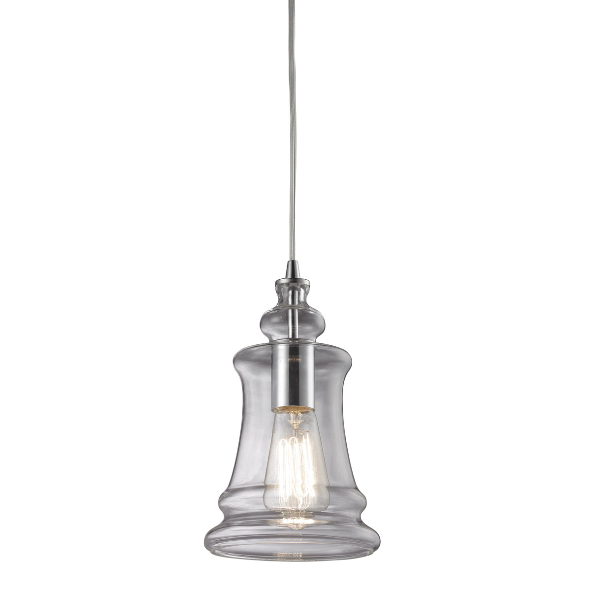Menlow Park Polished Chrome Mini Pendant