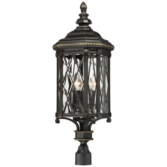 Bexley Manor Black Post Mount