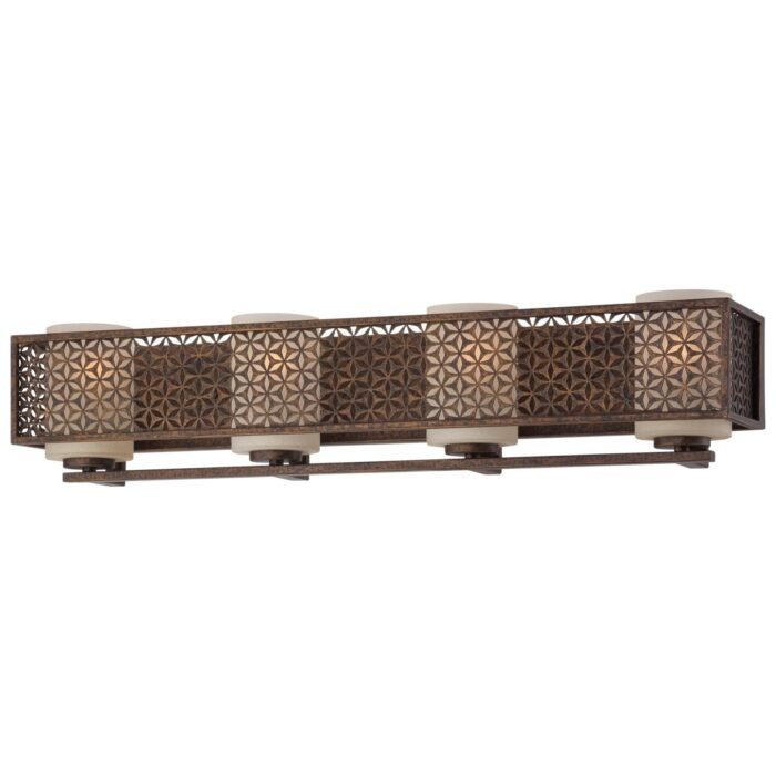 Ajourer French Bronze 4 Light Bath