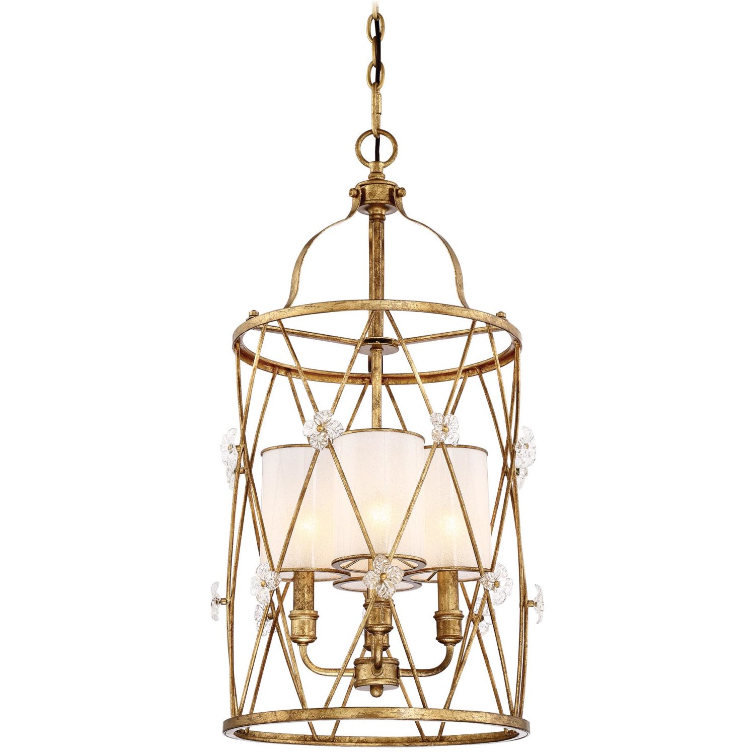 Victoria Park Elara Gold Small 4 Light Pendant
