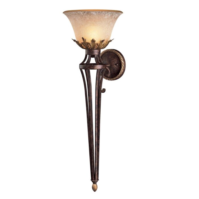 Zaragoza Golden Bronze 1 Light Wall Sconce