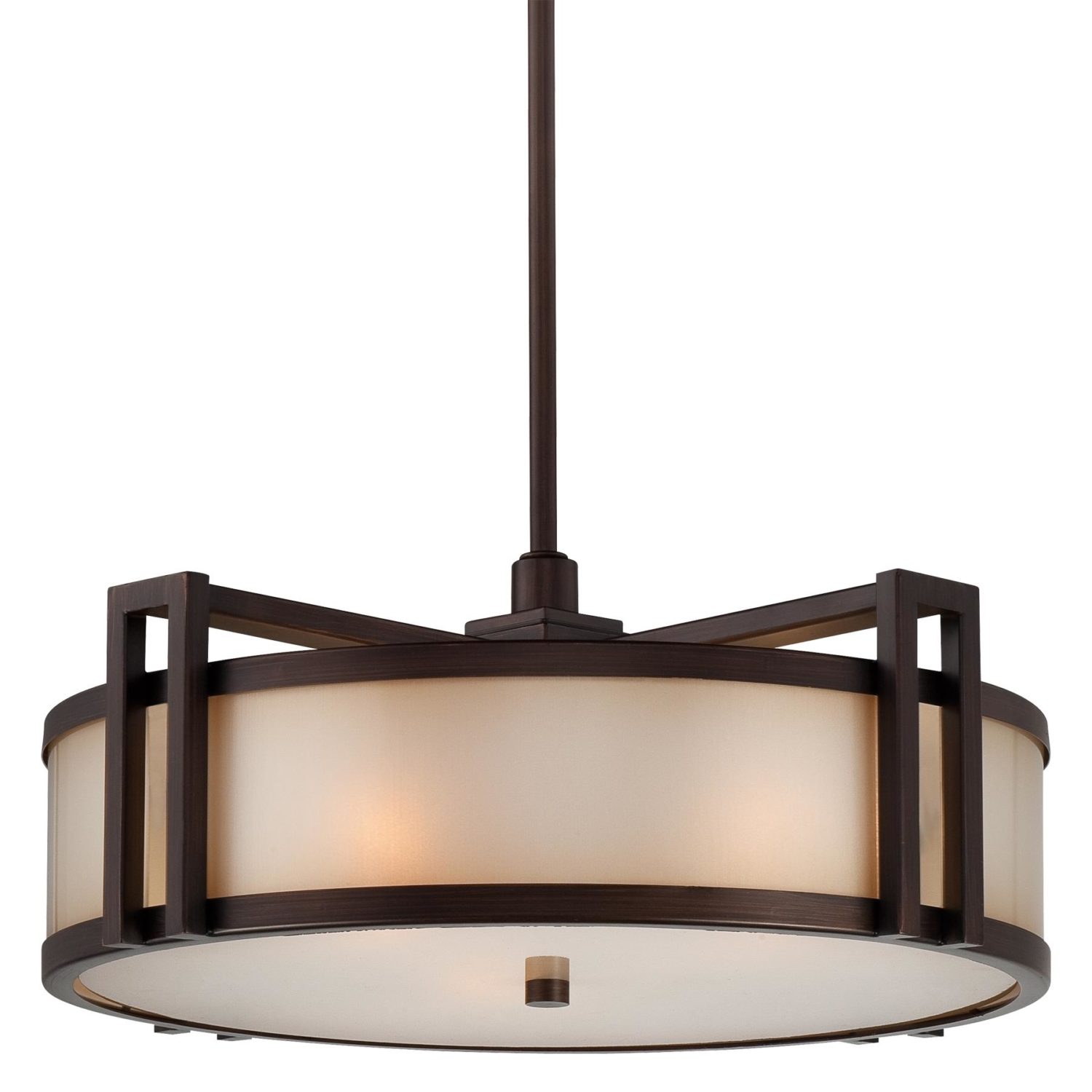 Underscore Cimarron Bronze 3 Light Drum Pendant